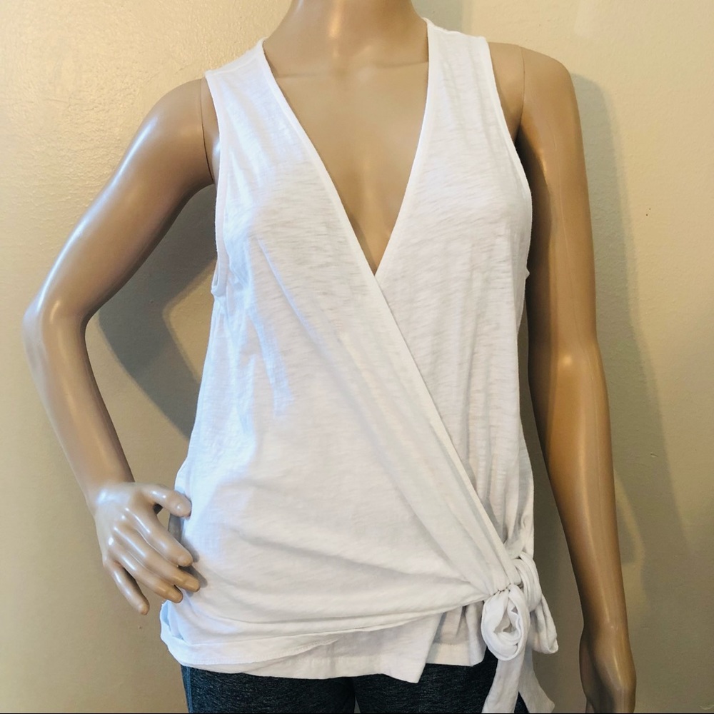 Altar'd State White Sleeveless Wrap Tie Top - Size M - NWT